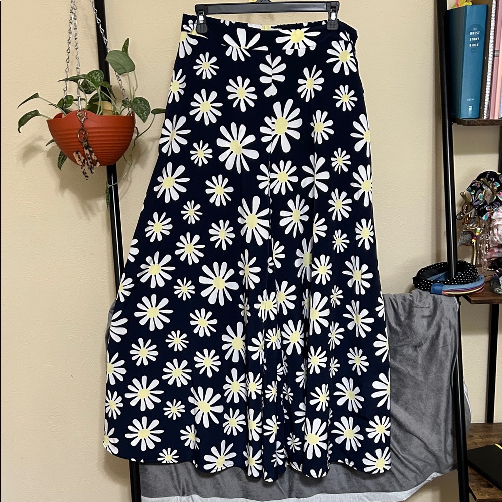Floral Navy Skirt